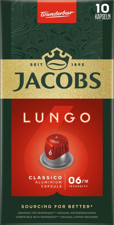 Actual product image Jacobs Lungo 6 Classico (10 x Port.)