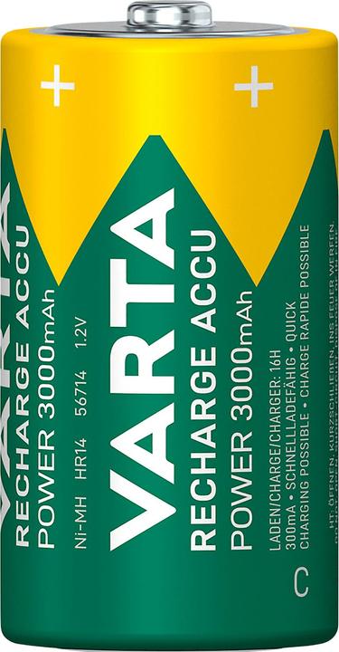 Produktbild Varta Recharge Accu Power (2 Stk., C, 3000 mAh)