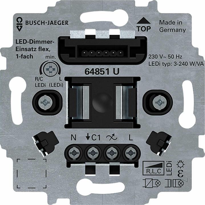 Busch-Jaeger LED touch dimmer insert flex 64851 U