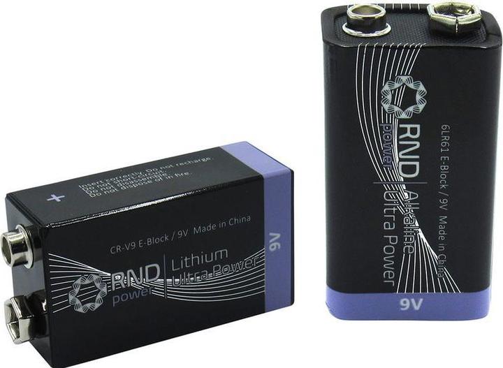 Actual product image RND Primary battery (10 pcs., E Block, 500 mAh)