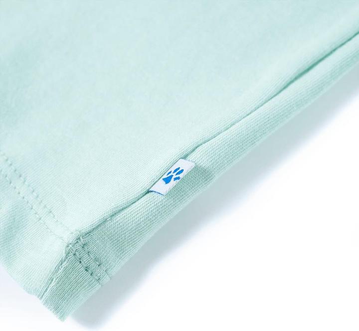 Produktbild VidaXL Kinder-T-Shirt Helles Minzgrün 104,Material: 100 (104)