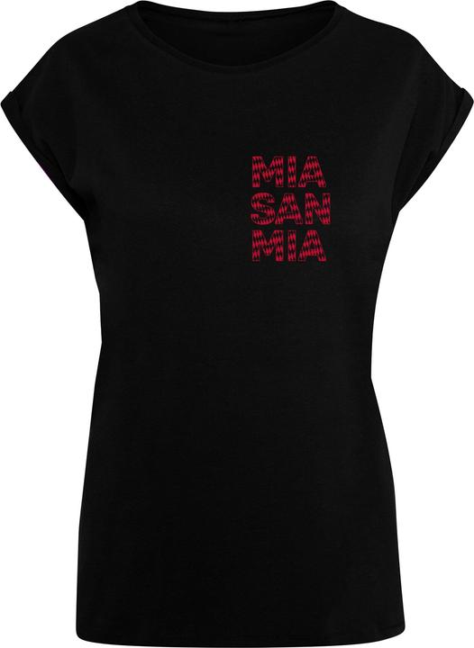 FC Bayern München Ladies MSM Outline Red Extended Shoulder Tee - 113315