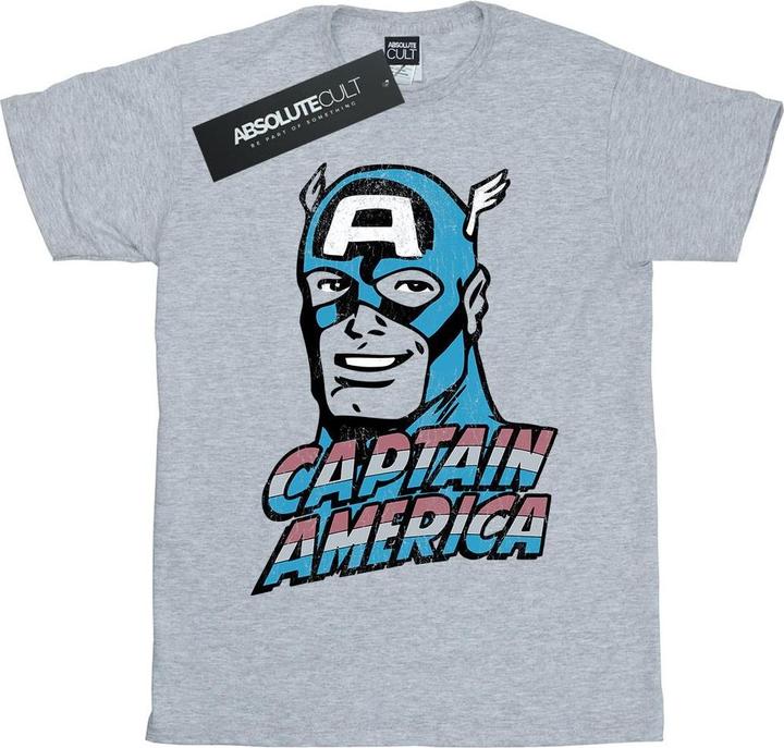 Produktbild Captain America Distressed TShirt (3XL)