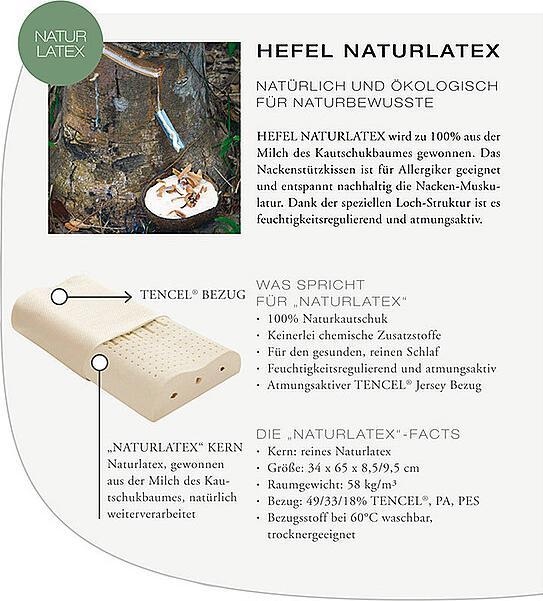 Produktbild Hefel Nackenstützkissen Nackenstützkissen (34 x 65 cm)