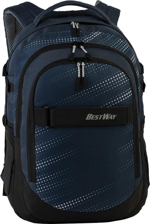 Dark blue/white