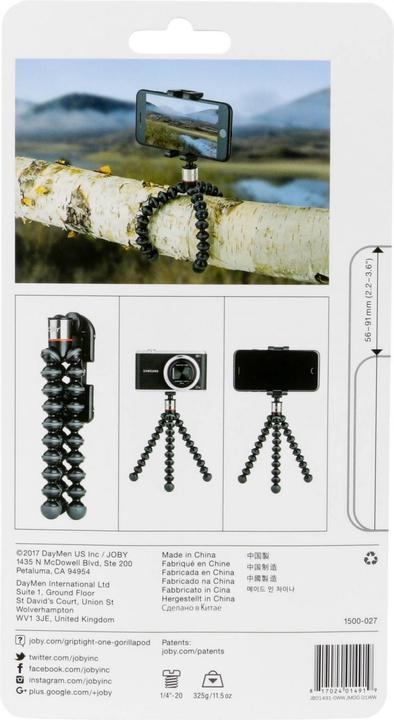Actual product image Joby GripTight One GP (Plastic, Metal)