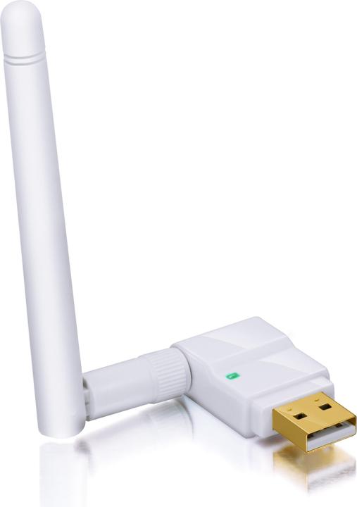 Image du produit CSL Adaptateur WLAN USB, clé WLAN WiFi, 300 Mbit/s, avec antenne détachable, clé USB 2.0, Windows 11 (USB 2.0)