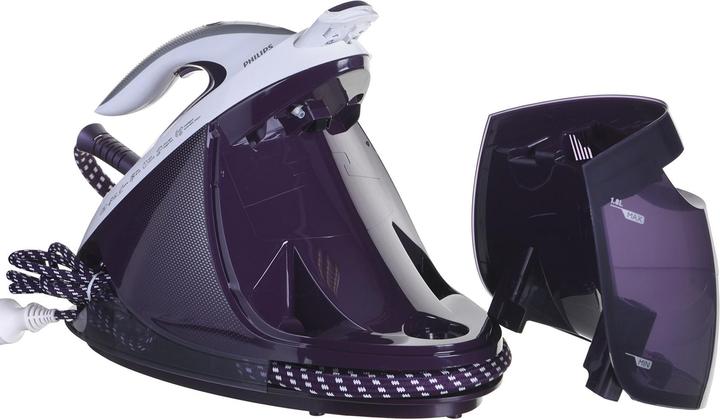 Produktbild Philips GC9660/30 steam ironing station T-ionicGlide soleplate Purple, White (2700 W, 520 g/min)