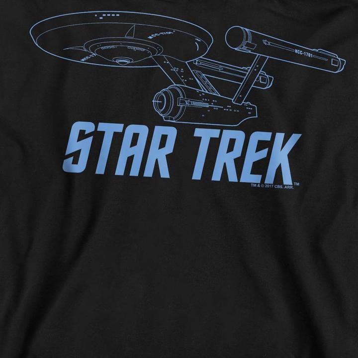 Actual product image Unisex Adult Enterprise Outline Sweatshirt (XL)