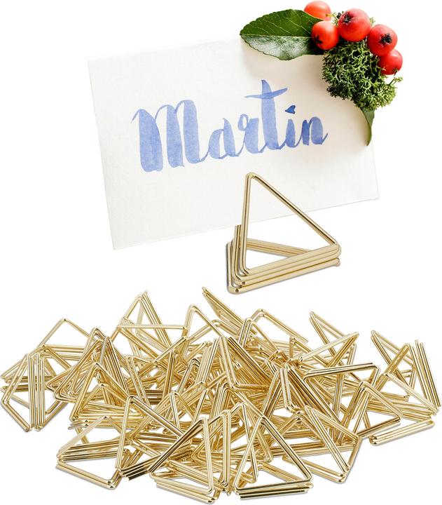 Image du produit Relaxdays 48x porte-numeros-de-table-mariage
