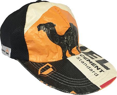 Immagine prodotto Bekos Upcycling - Basecap da sacchi di cemento riciclati Camel (Taglia unica)