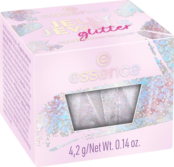 Actual product image essence JELLY JEWELS glitter eyeshadow topper (02 Celestial Shimmer)