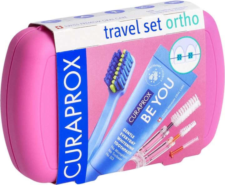 Produktbild Curaprox Travel Set Ortho pink (Weich, 1 x)