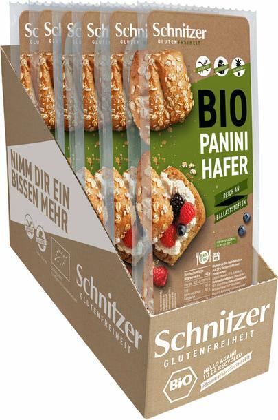 Actual product image Schnitzer Panini Active Oat gluten free (210 g)