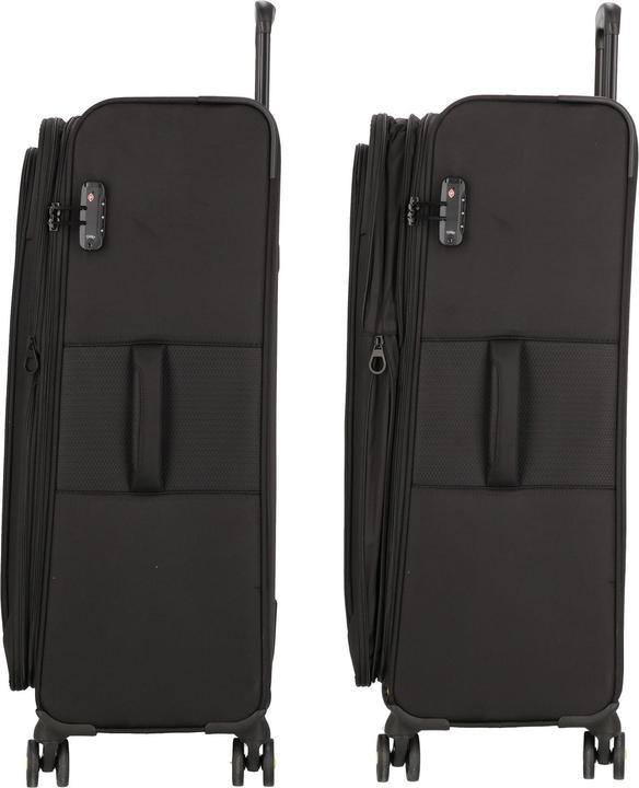 Actual product image D&N Travel Line 9704 4-wheel trolley L 78 cm with expansion fold (107 l, L (90 - 115l))