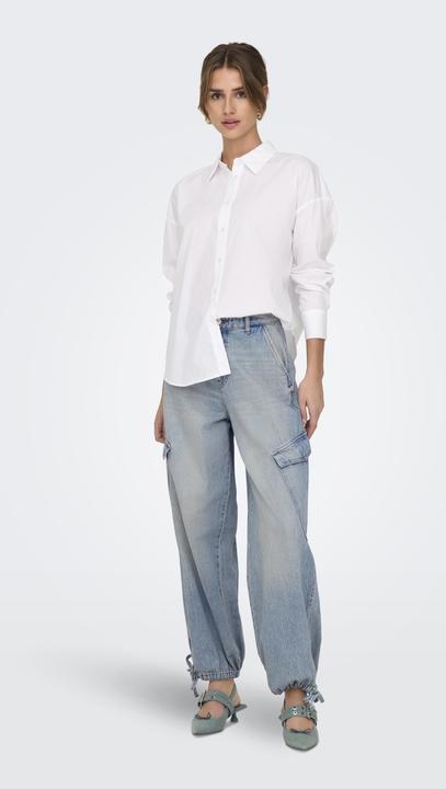 Actual product image Only ONLPERNILLE Hohe Taille Weiter Beinschnitt Jeans Jeans mit weitem Bein (W33/L34)
