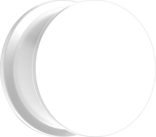 Actual product image Star Piercing Flesh Plug white (without brass, Silicone)