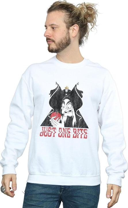Actual product image Disney Mens Snow White Just One Bite Sweatshirt (XL)