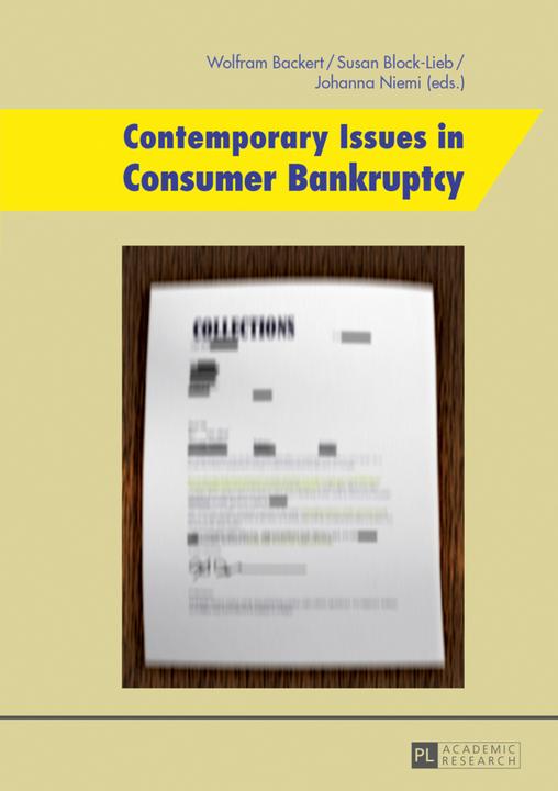 Produktbild Contemporary Issues in Consumer Bankruptcy (Wolfram Backert, Johanna Niemi, Susan Block-Lieb, 2013)