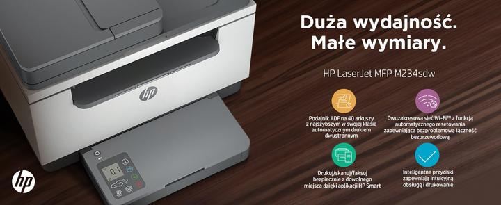 Actual product image HP LaserJet Pro MFP M234sdw (Laser, Black and white)