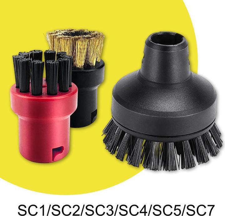 Produktbild Hermex Dampfreiniger Bürsten Set Bürste geeignet für Kärcher 2.863-058.0