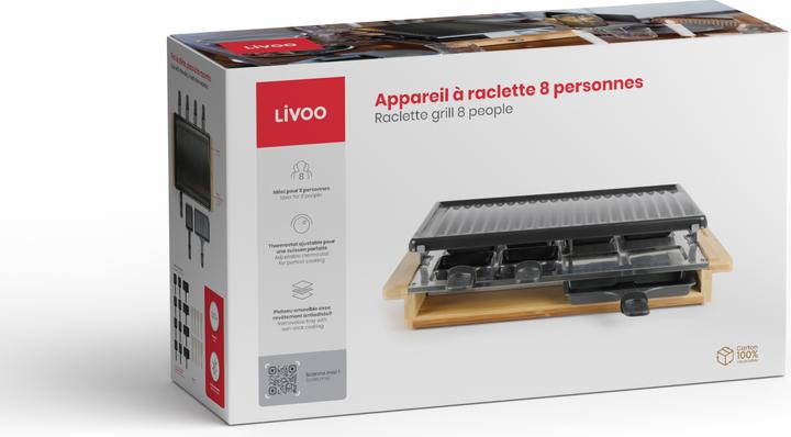 Produktbild Livoo Raclette-Gerät für 8 Personen