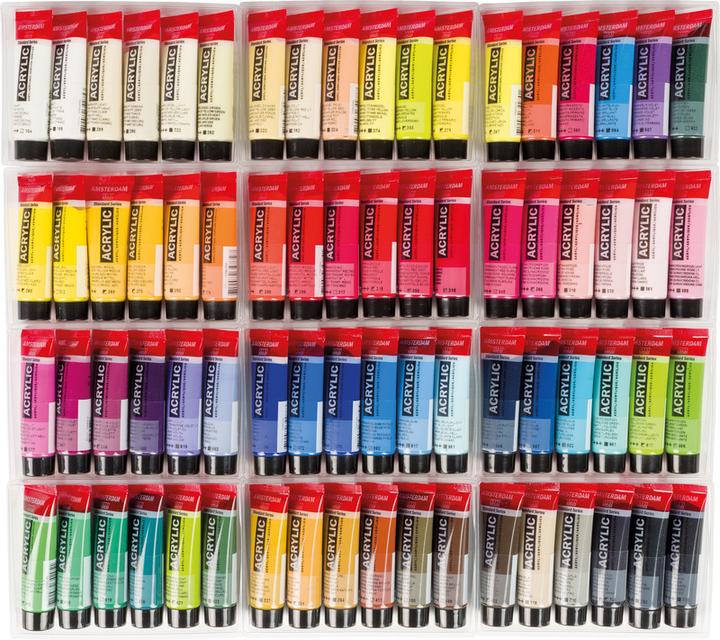 Actual product image Amsterdam Acrylic Paint Standard Series (Naphthol Red Medium, 120 ml)