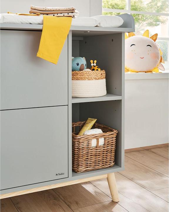 Immagine prodotto Pinolino Set per la cameretta dei bambini 'Dusk', 2 pezzi. (Culla, Fasciatoio)