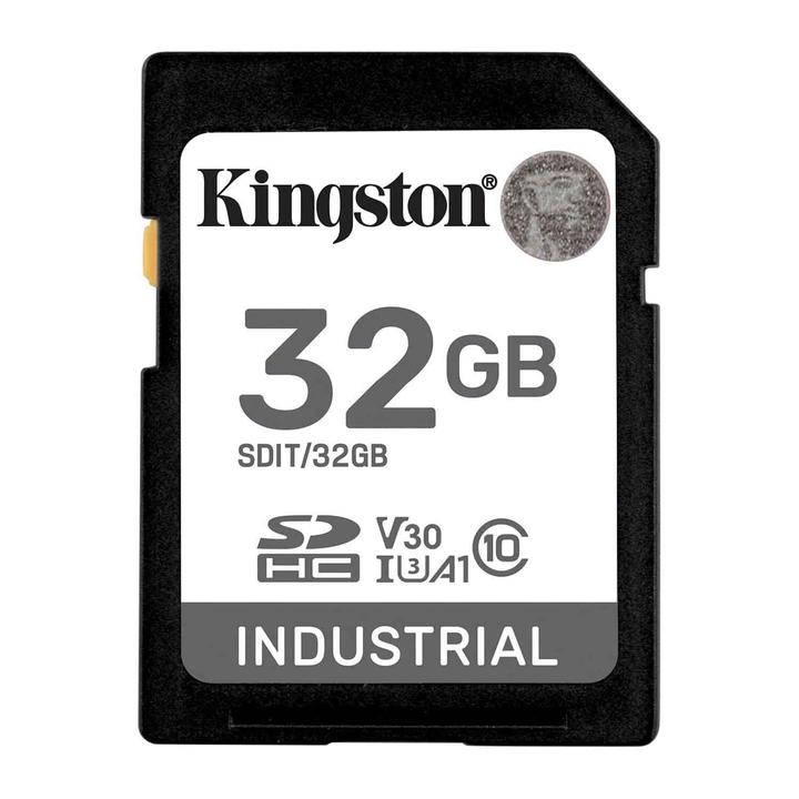 Actual product image Kingston Card Ind. SD +ADP 32GB pSLC (32 GB, SDHC, U3, UHS-I)