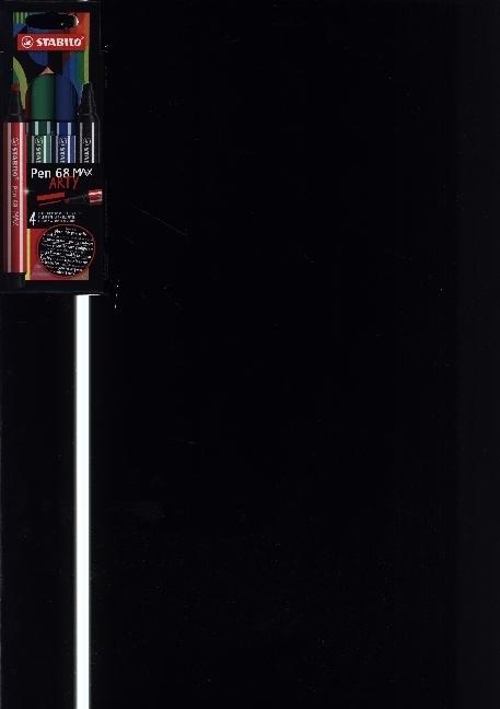 Image du produit STABILO PEN 68 MAX ARTY - Feutre de coloriage (4 couleurs, 4 x)