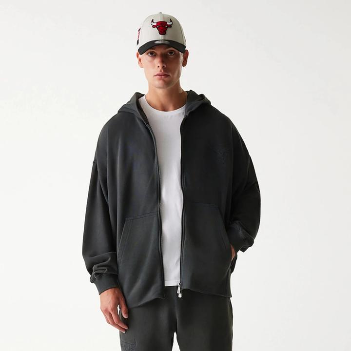 Image du produit New Era Sweatshirt full zip Chicago Bulls Washed (XL)