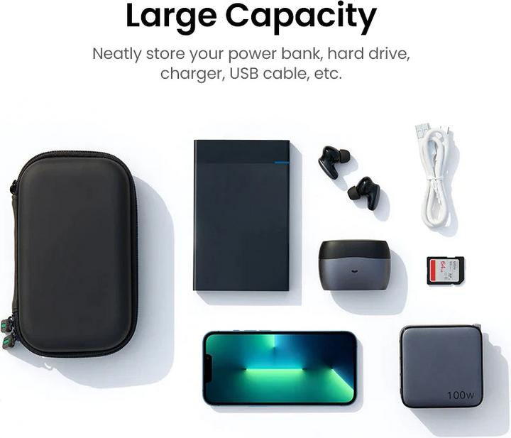 Actual product image Only-Bags.Store Hard drive enclosure for 2.5 inch external hard drive Portable HDD SSD Box for Power Bank Storage