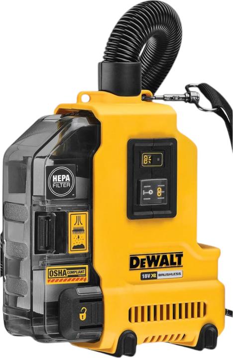 Actual product image DeWalt DWH 161 E1 Battery-powered universal extractor 18 V 0.21 l brushless + 1x Powerstack battery 1.7 Ah