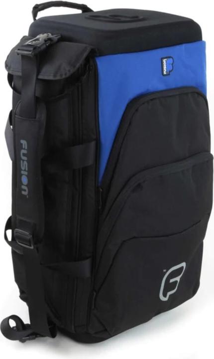 Image du produit Fusion UB-04-B Urban Triple Trumpet Bag - Bleu/Noir (Trompettes, Bugle, Cornet)