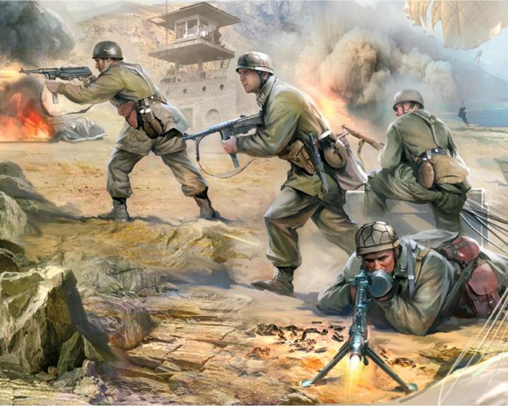 Actual product image Tamiya 1:72 WWII German paratroopers