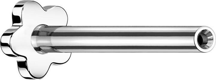 Produktbild Star Piercing Micro Threadless Labret-Stab Blume silber (ohne Messing, Titan G23)