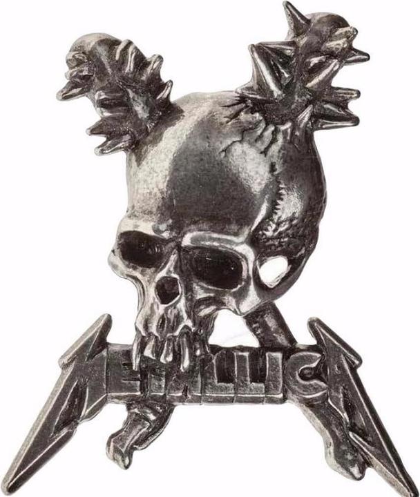 Metallica Schaden inklusive Schädelabzeichen