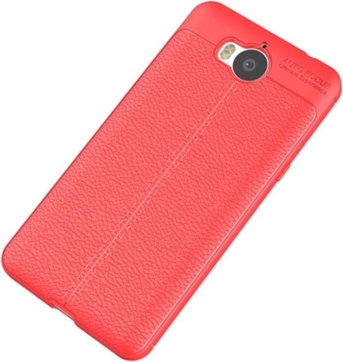 Produktbild König Design Huawei Y5 2017 Hülle Case Handy Cover Schutz Tasche Schutzhülle Bumper Etuis Rot (Huawei Y5 (2017))