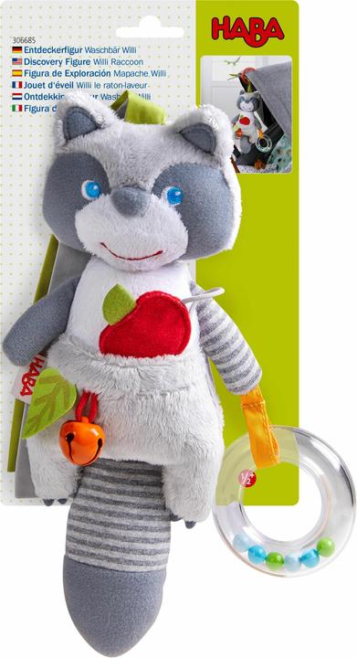 Actual product image Haba Discovery figure raccoon Willi