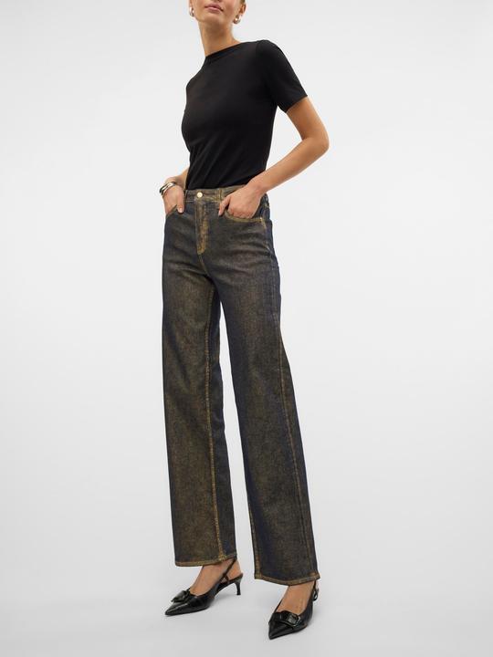 Actual product image Vero Moda VMTESSA Hohe Taille Weiter Beinschnitt Jeans Weit geschnitten (W26/L30)