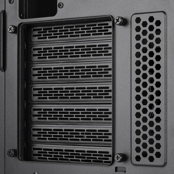 Actual product image Silverstone SST-FA511Z-BG - FARA High airflow ATX gaming chassis with excellent cooling potential (ATX, Mini-ITX, mATX)