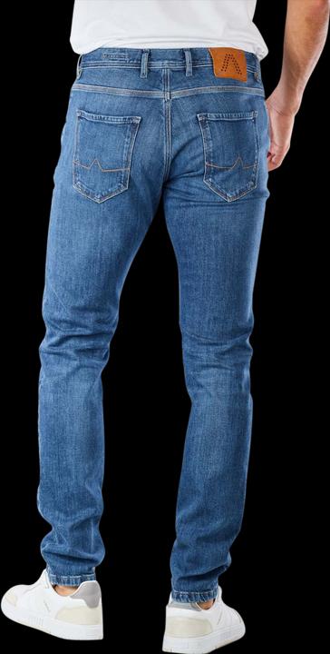 Actual product image Alberto Slim Organic Demim dark blue (W38/L32)