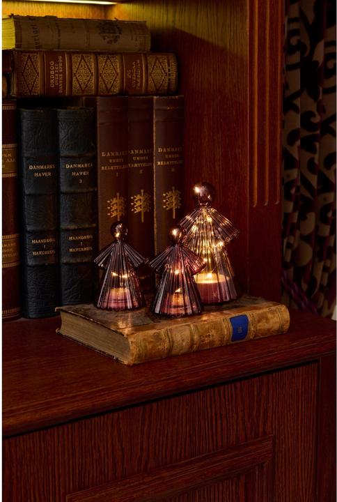 Actual product image Sirius Table decoration Angel Albert, Ø 6.5 x H 10.5 cm, Bordeaux