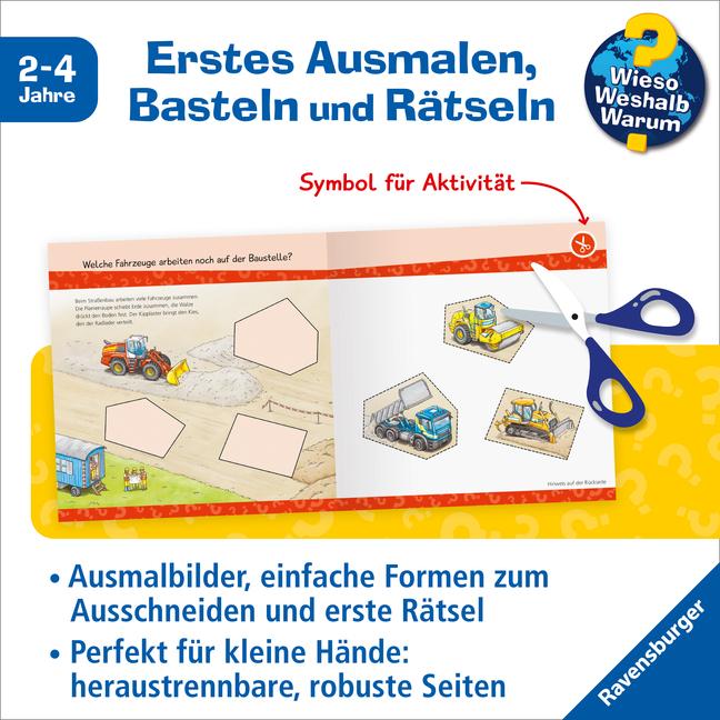 Immagine prodotto Ravensburger Wieso? Weshalb? Warum? junior AKTIV: Fahrzeuge (Tedesco, Oliver Kockmann, 2024)