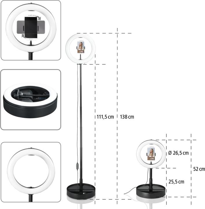Actual product image Hama SpotLight FoldUp 102 (Ring light)