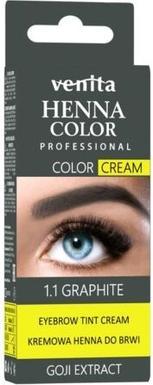 Venita VENITA Henna Color Cream henna do brwi i rzęs w kremie 1.1 Grafit 30g (Körpercreme)
