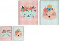 Actual product image Giftdecor children's painting animals with flowers 40x50