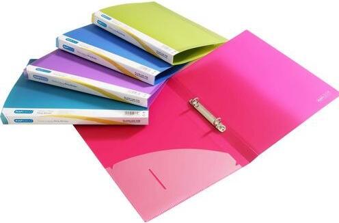 Actual product image Rapesco 10 ® ring binders 2-ring green, blue, pink, violet, light blue 3.7 cm DIN A4 (A4)