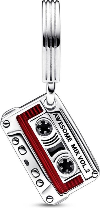 Actual product image Pandora Marvel Guardians of the Galaxy Cassette Charm (Enamel, Sterling silver)
