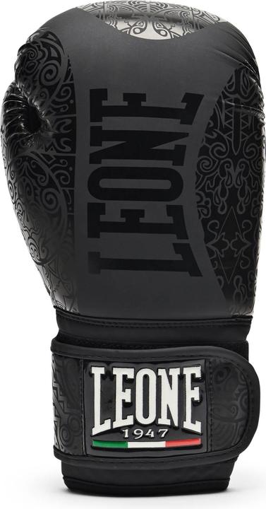 Actual product image Leone Boxing Gloves Maori Black GN070 (10 OZ)